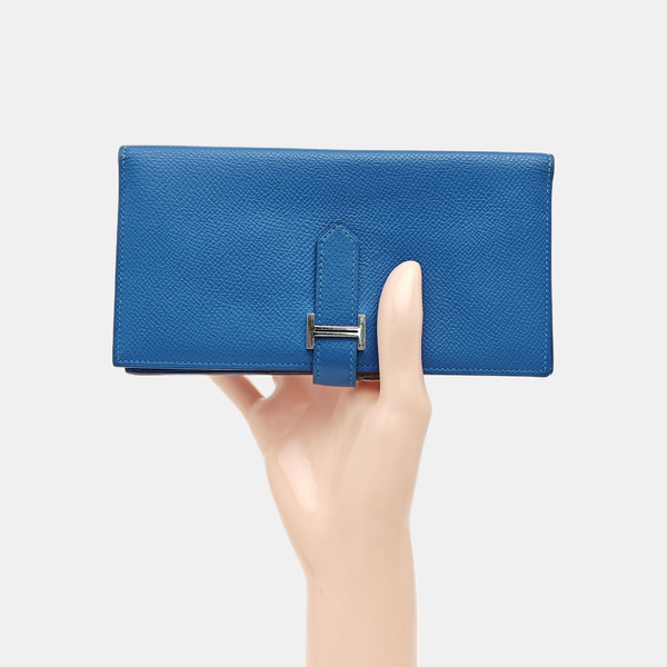 Bearn Medium Epsom Blue Wallet