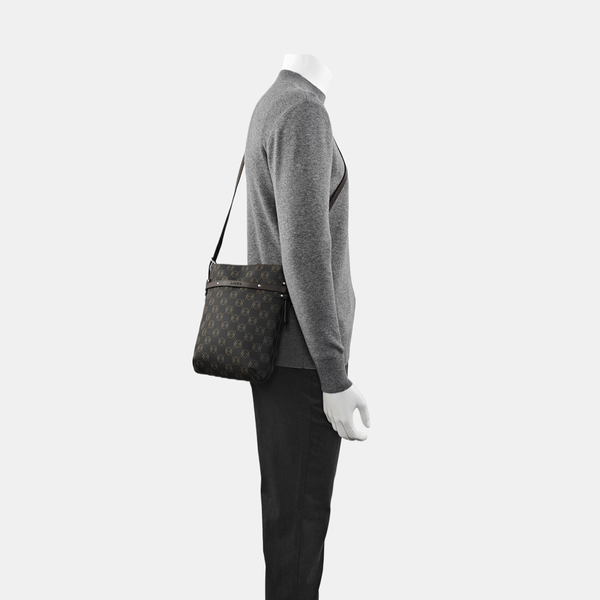 Anagram Monogram Coated Canvas Brown