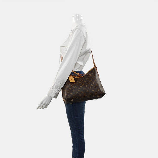 CARRYALL PM Monogram Coated Canvas Brown