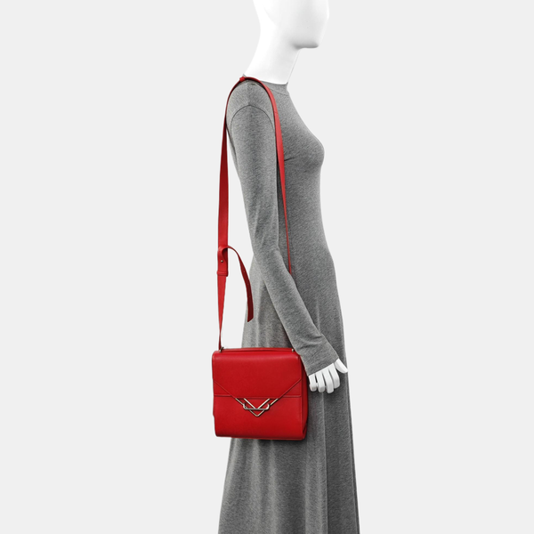 The Clip Calfskin Red
