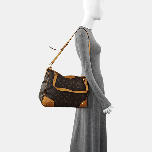 RETIRO GM Monogram Coated Canvas Brown