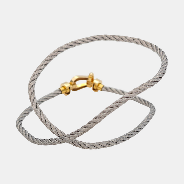 Force 10 Steel Silver Bracelet