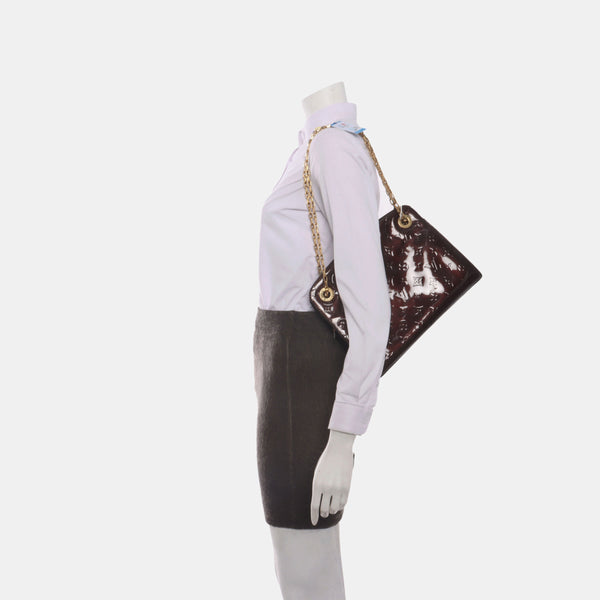 Monogram Patent Leather Red