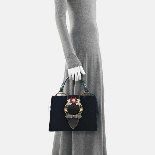 Miu Lady Velvet Green