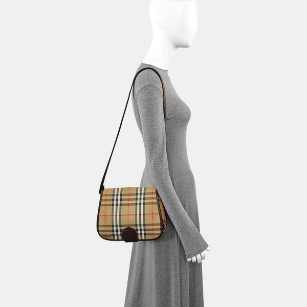 Canvas Shoulder Bag Brown