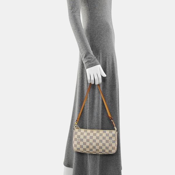ACCESSOIRES GM Damier Azur Coated Canvas White