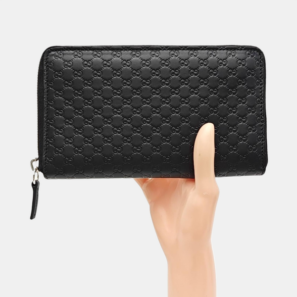 Monogram Calfskin Wallet Black