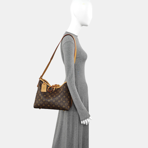 CARRYALL PM Monogram Coated Canvas Brown
