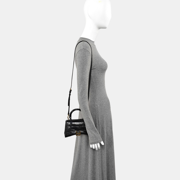 Hourglass XS Calfskin Black