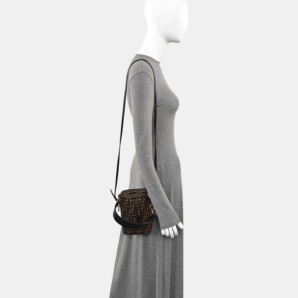 Mon Tresor Mini Monogram Calfskin Brown