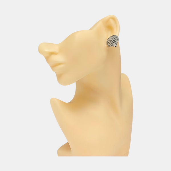 Metal Silver Clip On Earrings