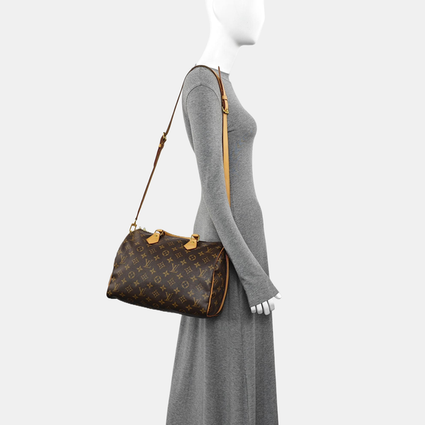 SPEEDY 30 Monogram Coated Canvas Brown
