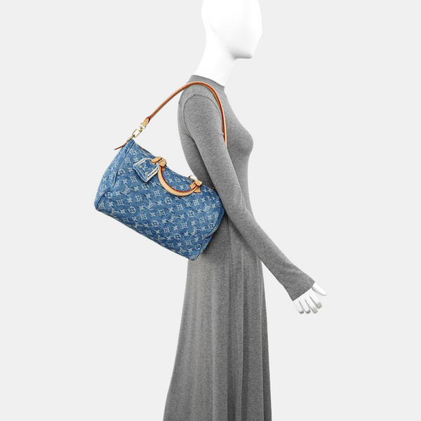 SPEEDY SOFT 30 Monogram Denim Blue