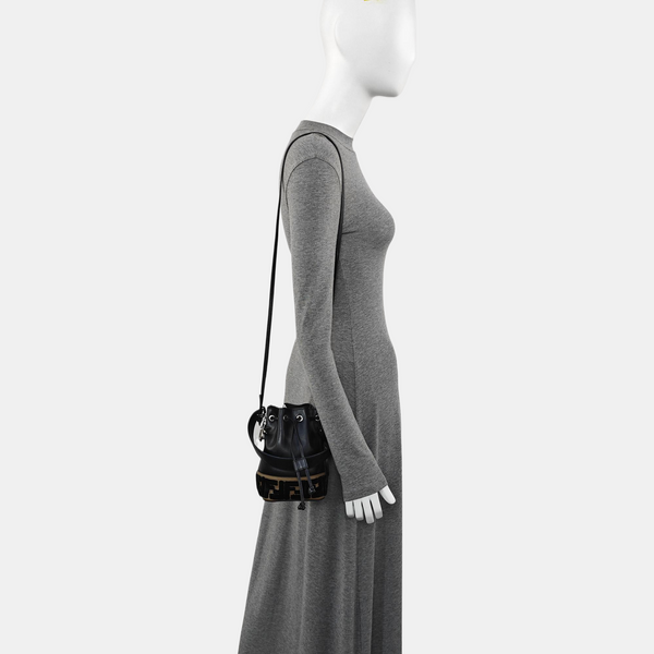 Mon Tresor Mini Calfskin Black