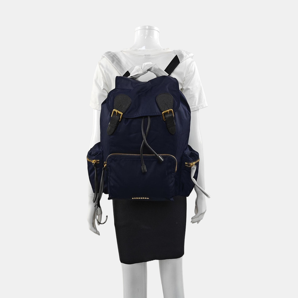 The Rucksack Large Nylon Blue