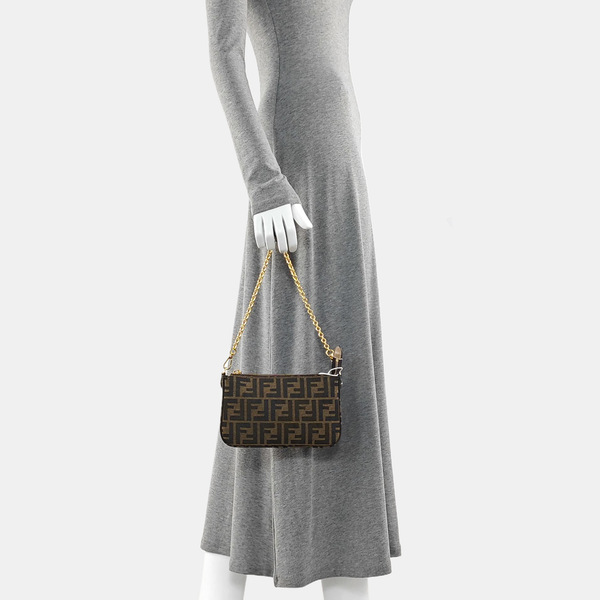 Baguette Mini Canvas Brown