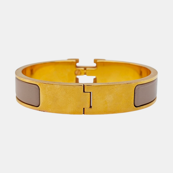 Clic H Metal Gold Bangle
