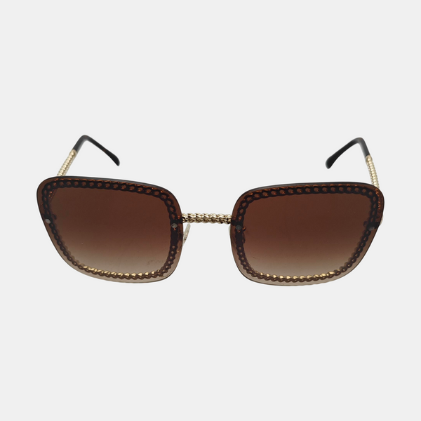 Metal Sunglasses Brown
