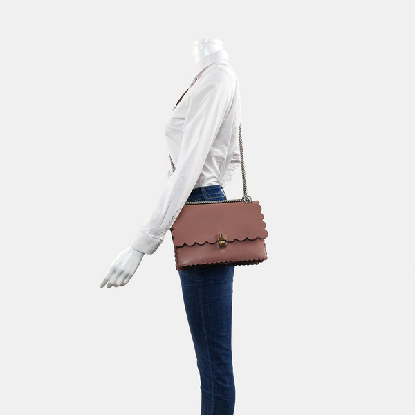 Authenticated pre-owned Kan I Medium Calfskin Beige - Shoulder Bag at Looply