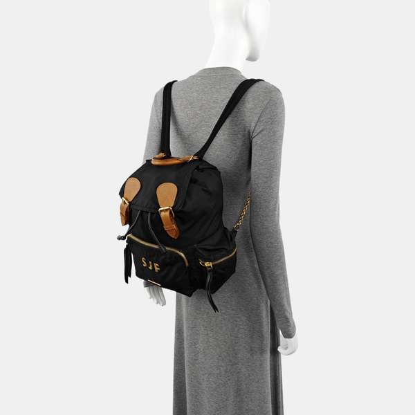 The Rucksack Medium Nylon Black