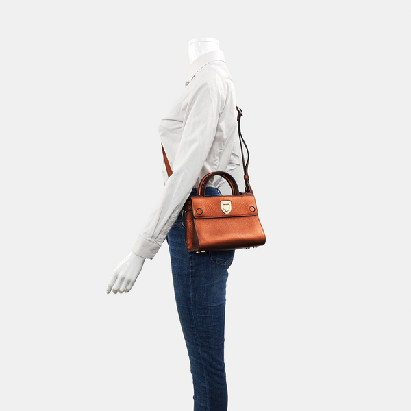Authenticated pre-owned Diorever Small Calfskin Brown - Tote Bag at Looply