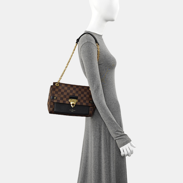 VAVIN PM Damier Ebene Coated Canvas Brown