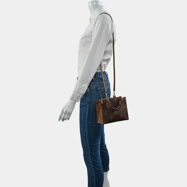 ONTHEGO BB Monogram Coated Canvas Brown