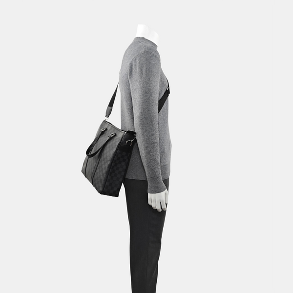 TADAO PM Damier Graphite Coated Canvas Gray