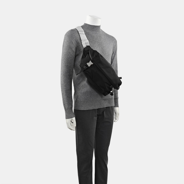 Nylon Shoulder Bag Black