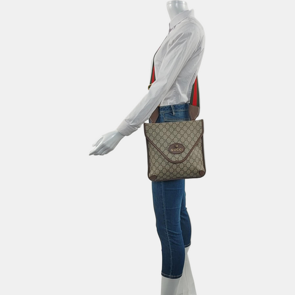 Neo Vintage Monogram Coated Canvas Brown