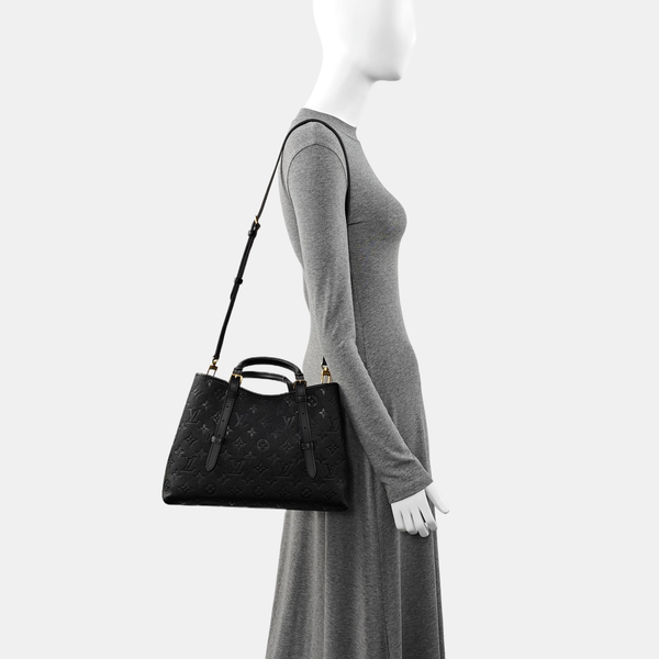 BABYLONE TOTE PM Monogram Calfskin Black