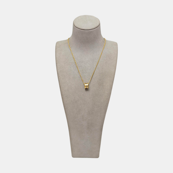 B.ZERO1 18k White Gold Rose Gold Necklace