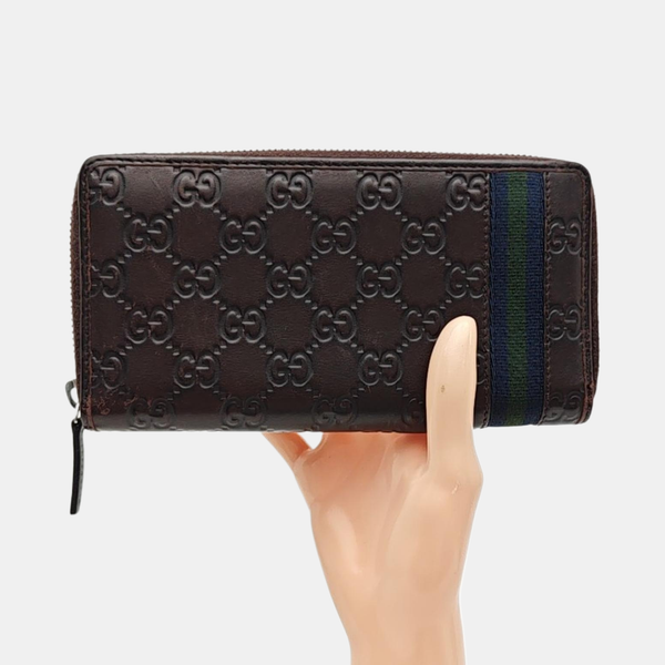 Monogram Calfskin Wallet Brown