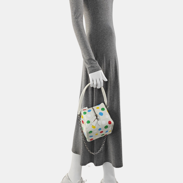 SQUARE Calfskin White