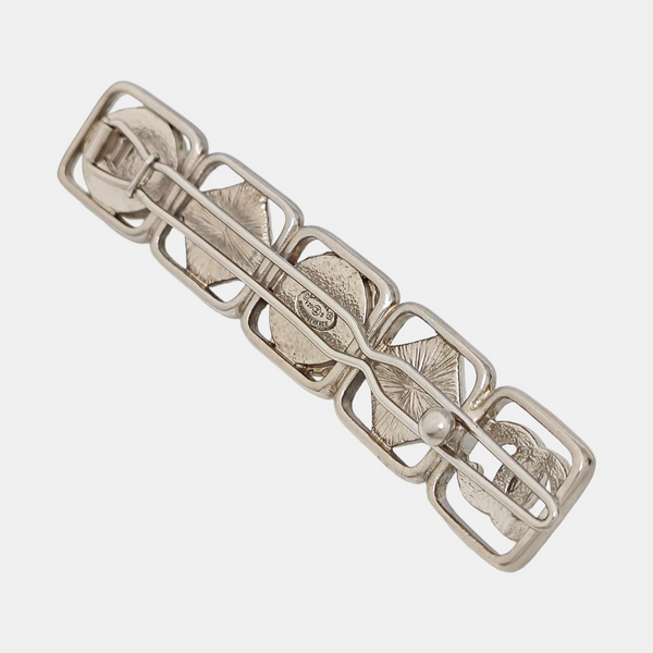 Metal Hair Clip Silver