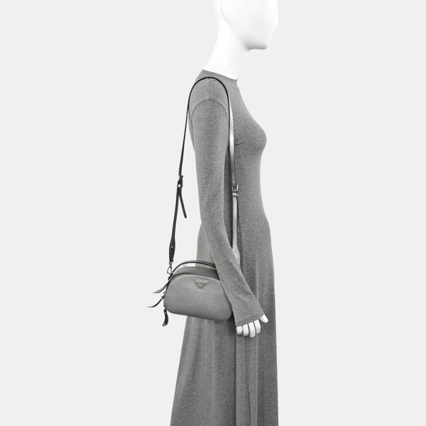 Odette Saffiano Calfskin Silver