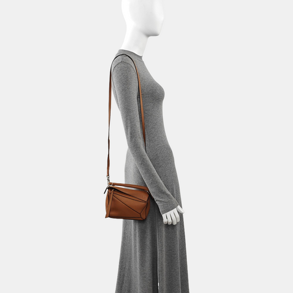 Puzzle Mini Calfskin Brown