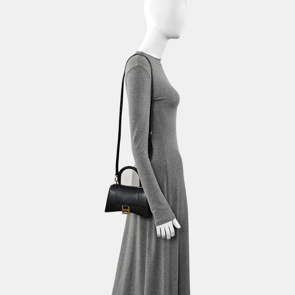 Hourglass XS Calfskin Black