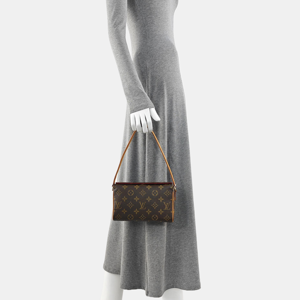 RECITAL Monogram Coated Canvas Brown