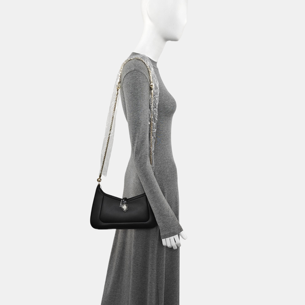 SERPENTI FOREVER Small Calfskin Black