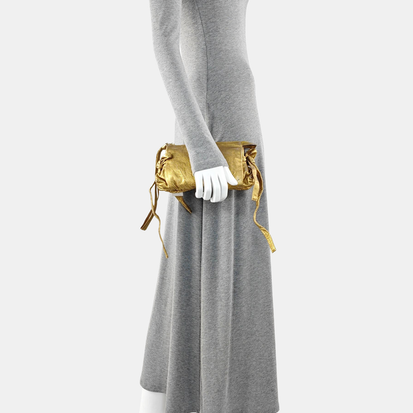 Calfskin Clutch Gold