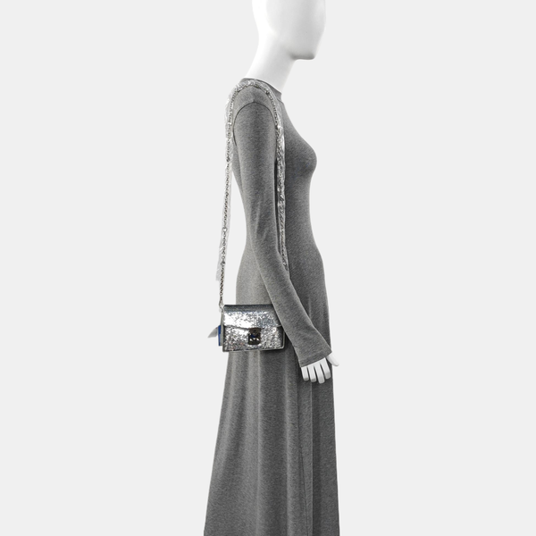 Miu Confidential Sequins Silver