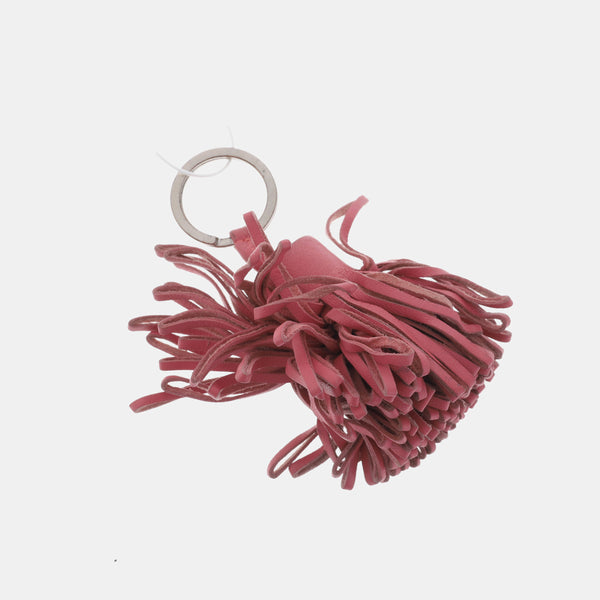 Red Leather Bag Charm