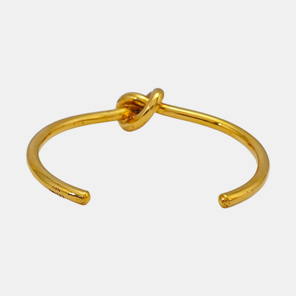 KNOT Brass Gold Bangle