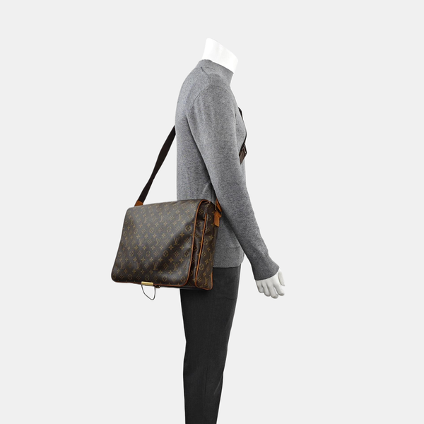 VALMY Monogram Coated Canvas Brown