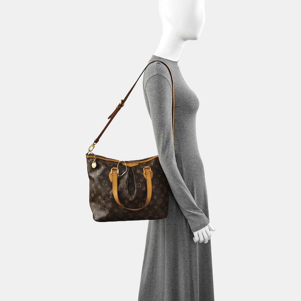 PALERMO PM Monogram Coated Canvas Brown