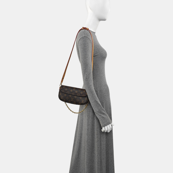 IVY Monogram Coated Canvas Brown