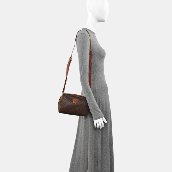 TRIOMPHE CANVAS Small Coated Canvas Brown