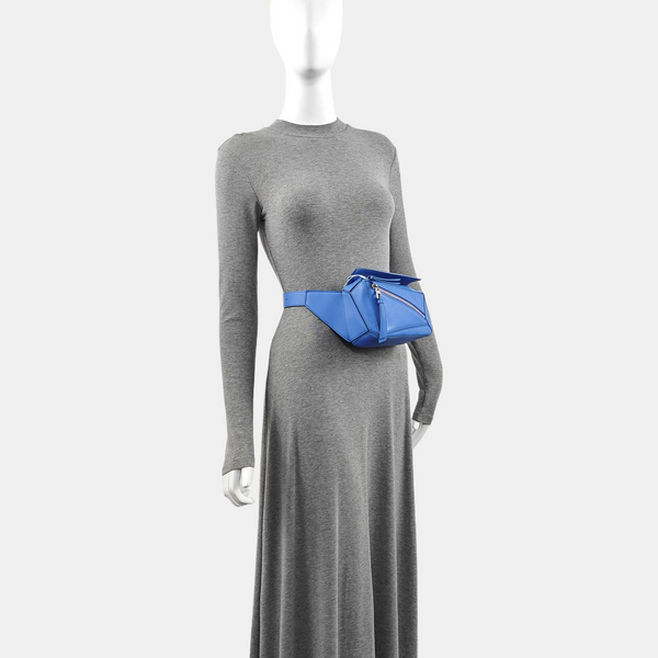 Puzzle Mini Calfskin Blue