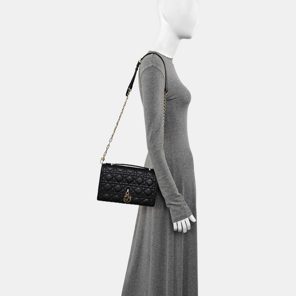 My Dior Cannage Lambskin Black